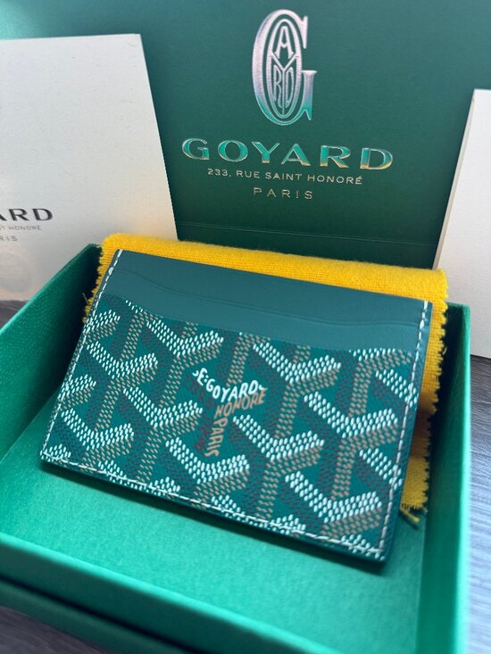 Goyard Other - Goyard Sulpice Card Holder – Green – Brand New Full Set
